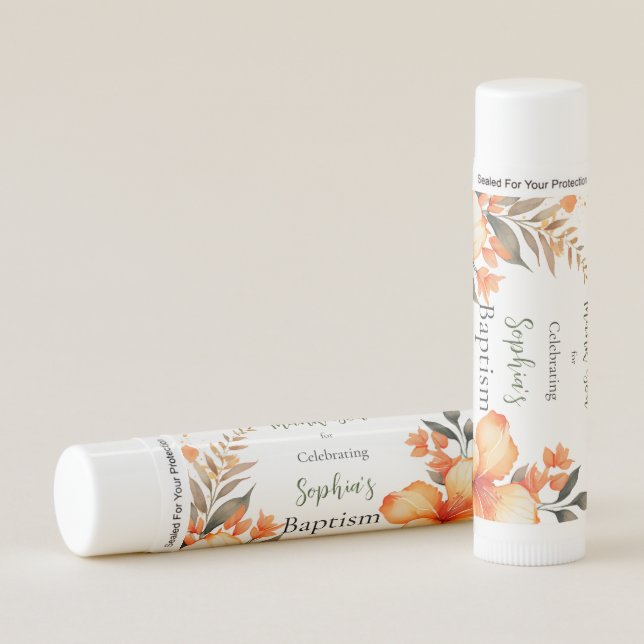 An Illuminated Life Orthodox Christian Baptism Lip Balm (Front)