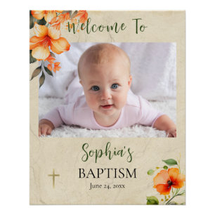An Illuminated Life Orthodox Christian Baptism Poster