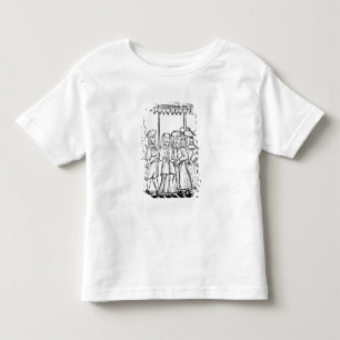 An illustration of a Jewish wedding Toddler T-shirt