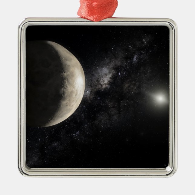 An illustration of Makemake Metal Ornament (Front)