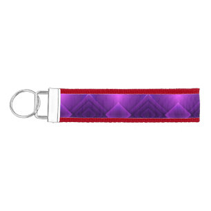 An image of a keychain wristlet with a vibrant