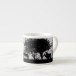 An Image Of Some Deer In The Morning Mist Espresso Cup at Zazzle