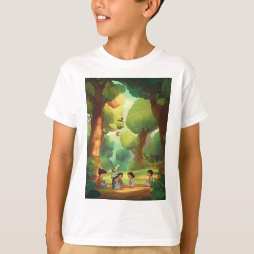 An image of the quiet village  T_Shirt