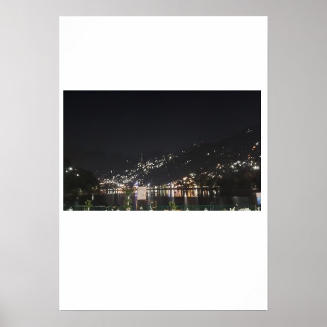 An immense view of lights on a peak. poster (Front)