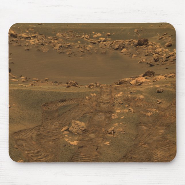 An impact crater in the Meridian Planum region Mouse Pad (Front)