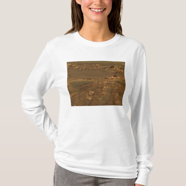 An impact crater in the Meridian Planum region T-Shirt (Front)