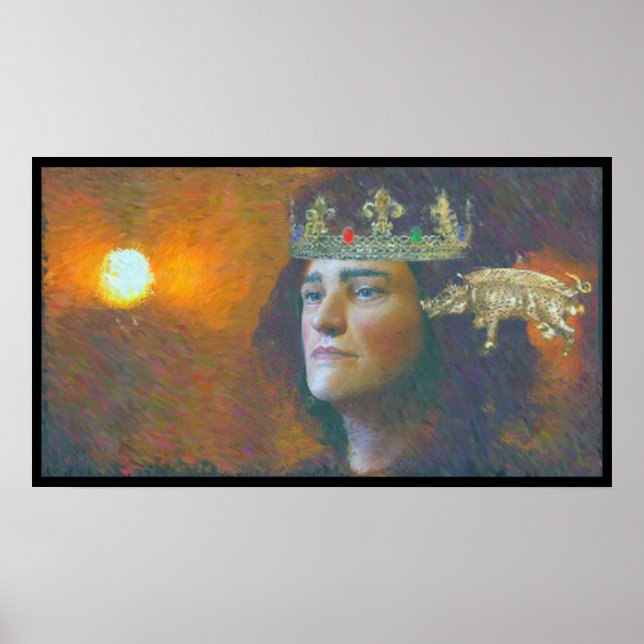 An impressionist artist paints Richard III Poster (Front)