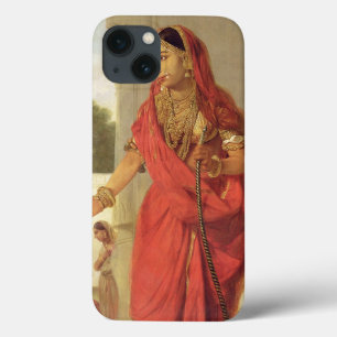 An Indian Dancing Girl with a Hookah, 1772 (oil on iPhone 13 Case