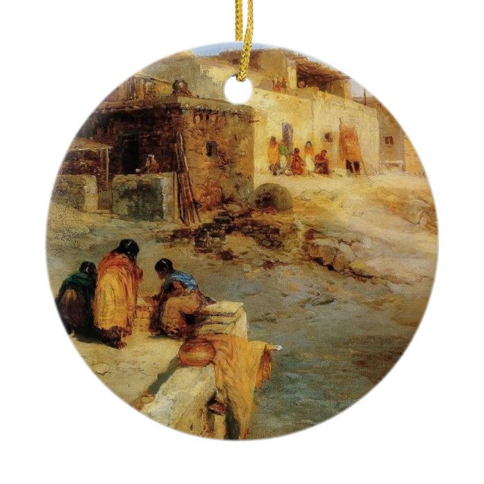 An Indian Pueblo Laguna New Mexico   1906 Christmas Tree Ornaments