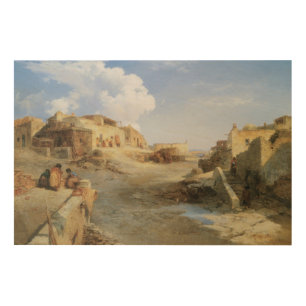 An Indian Pueblo, Laguna, New Mexico by Moran Wood Wall Art