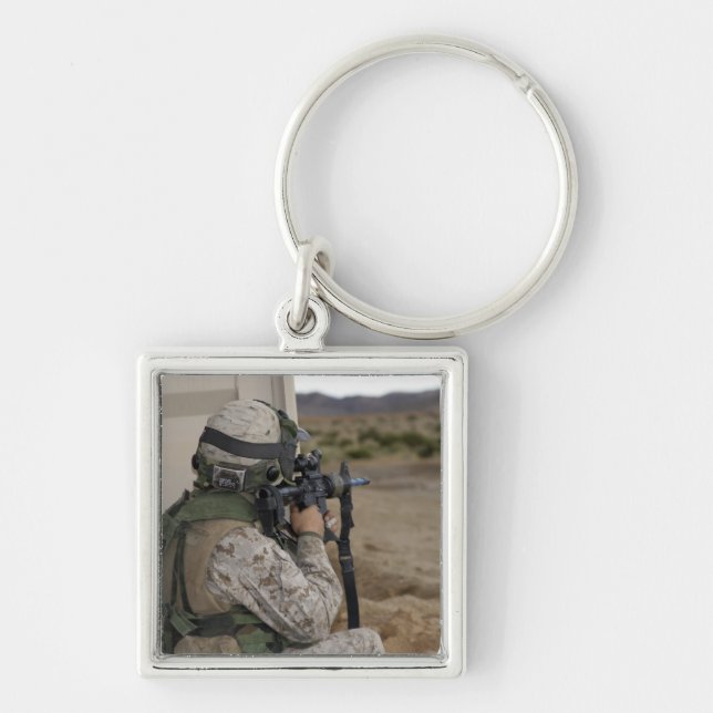 An infantry scout keychain (Front)