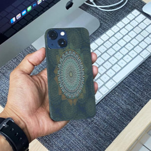 An initiation of the mass circle iPhone 13 mini case