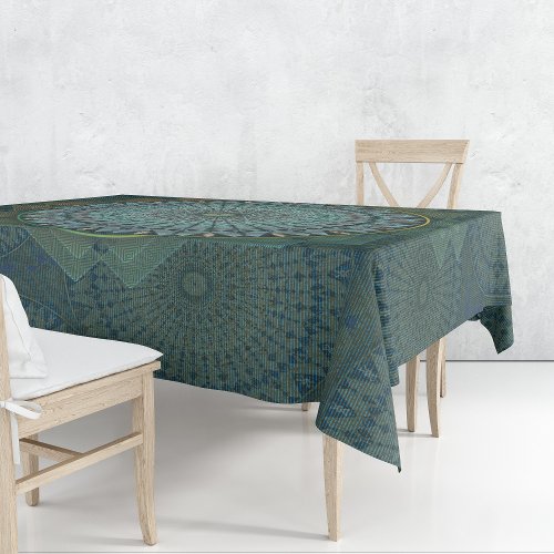 An initiation of the mass circle tablecloth