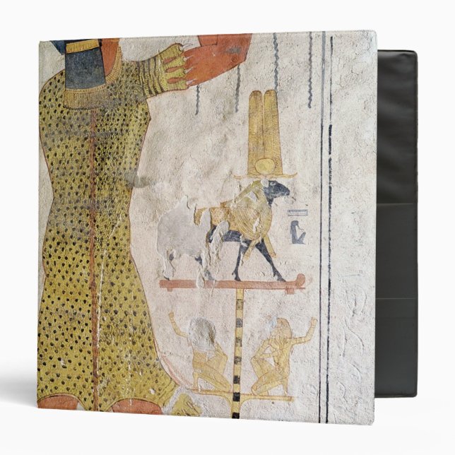 An Inmutef priest making an offering 3 Ring Binder (Front/Inside)