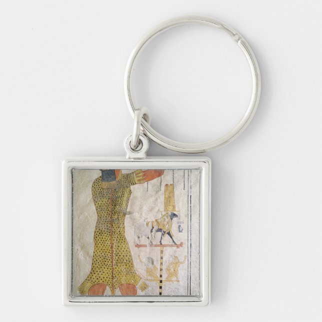 An Inmutef priest making an offering Keychain (Front)