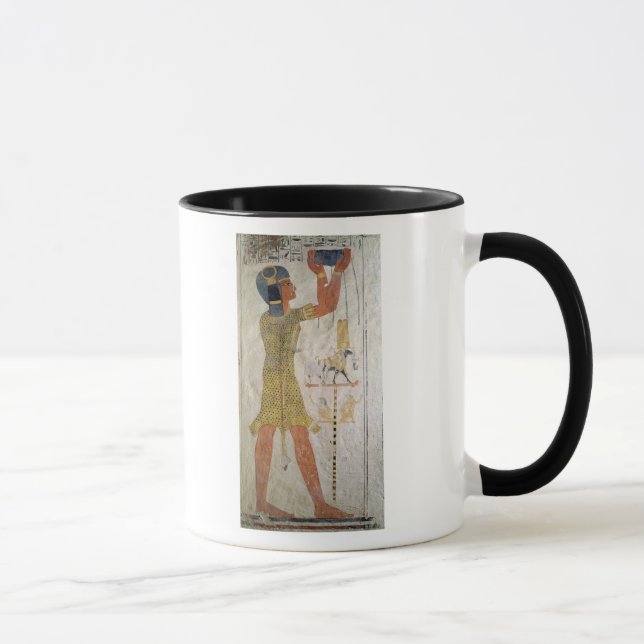 An Inmutef priest making an offering Mug (Right)