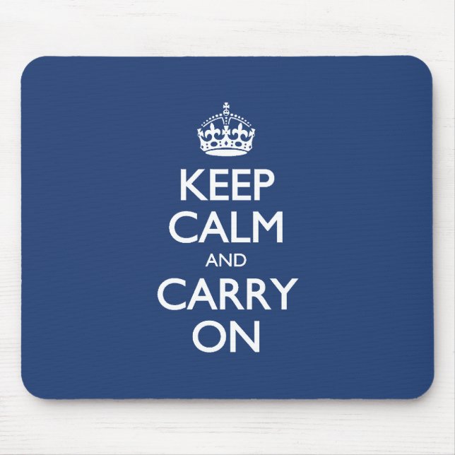 An Inspiring Message to Stay Focused and Persevere Mouse Pad (Front)