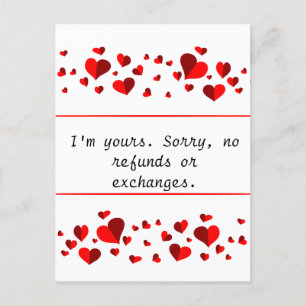 An interesting congratulations for Valentine's Day Holiday Postcard