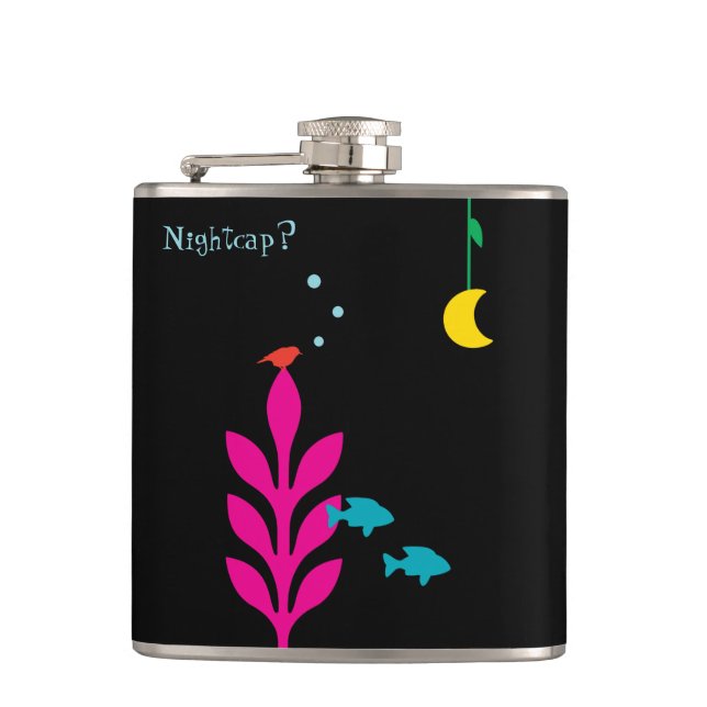 An Interesting Night Customizable Template Flask (Front)