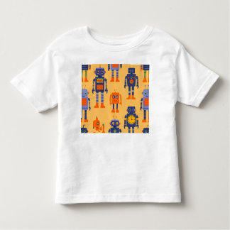 an interesting robot toddler t-shirt