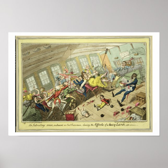 An Interesting Scene on board an East-Indiaman, sh Poster (Front)