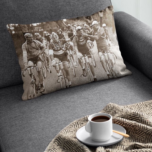 An Intimate Portrait of The Tour de France 1920s  Accent Pillow (Creator Uploaded)