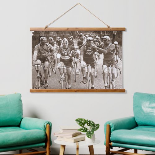 AN INTIMATE PORTRAIT OF THE TOUR DE FRANCE 1920s  Hanging Tapestry