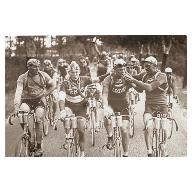 AN INTIMATE PORTRAIT OF THE TOUR DE FRANCE 1920's  Metal Print (Front)