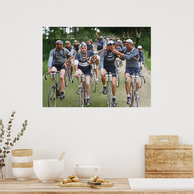 AN INTIMATE PORTRAIT OF THE TOUR DE FRANCE 1920's  Poster (Kitchen)