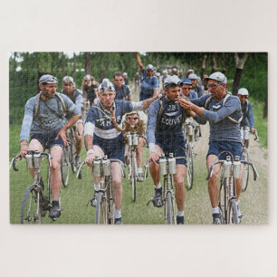 AN INTIMATE PORTRAIT TOUR DE FRANCE 1920's Redux Jigsaw Puzzle
