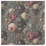 An Intimidating Bloom – Gothic Classic Tile Fabric