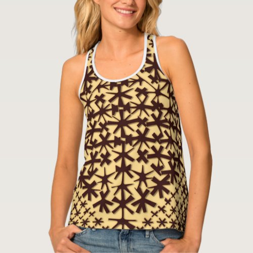 AN INTRICATE PATTERN BY A MASTERFUL ARTIST TANK TOP