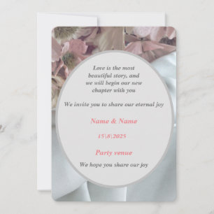 An invitation to celebrate a love that lasts💕💌