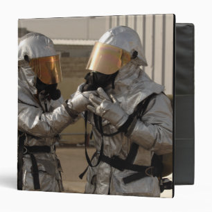 An Iraqi firefighter Binder