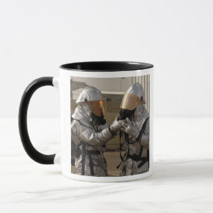 An Iraqi firefighter Mug