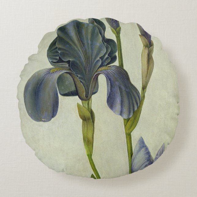 An Iris Round Pillow (Front)