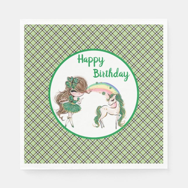 An Irish Birthday Napkins (Front)
