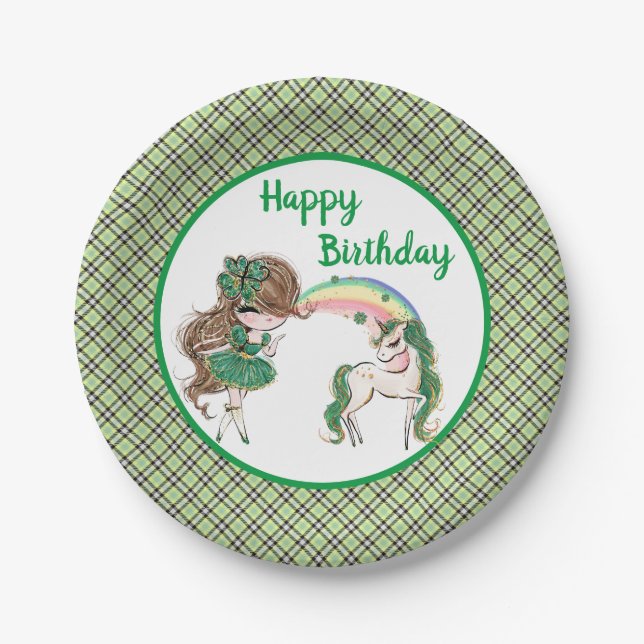 An Irish Birthday Paper Plates (Front)
