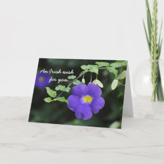 An Irish Blessing Card