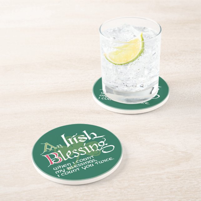 An Irish Blessing Coaster (Side)