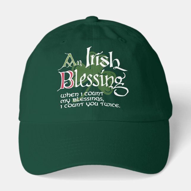 An Irish Blessing Hat (Front)