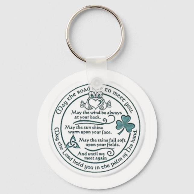 An Irish Blessing Keychain (Front)
