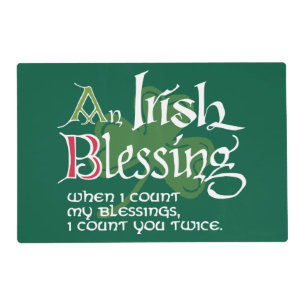 An Irish Blessing Placemat