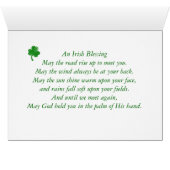 An Irish Blessing, Rainbow over Lake in Ireland Cards (Inside Horizontal (Bottom))