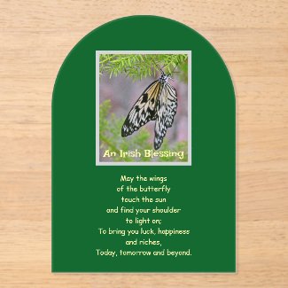 An Irish Blessing With Butterfly Irish Greetings