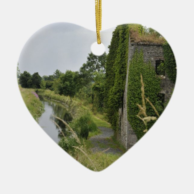 An Irish Canal Ceramic Ornament (Front)