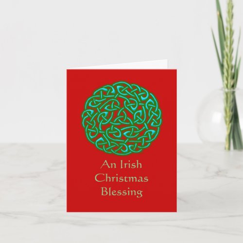 An Irish Christmas Blessing Christmas Card