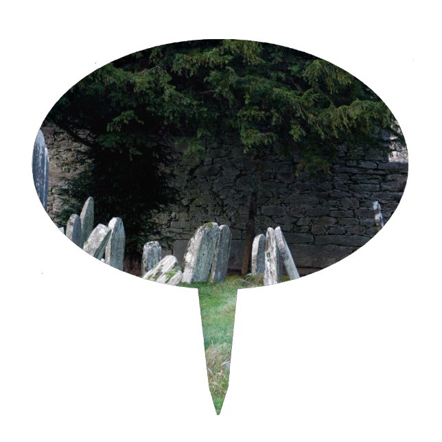 An Irish Grave Yard Cake Topper (Front)