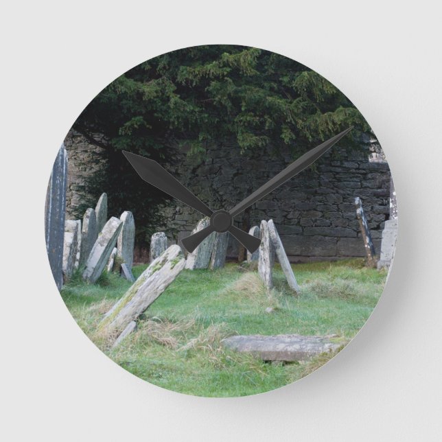 An Irish Grave Yard Round Clock (Front)
