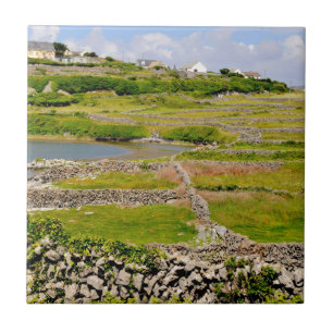 An Irish Stone Wall Ceramic Tile